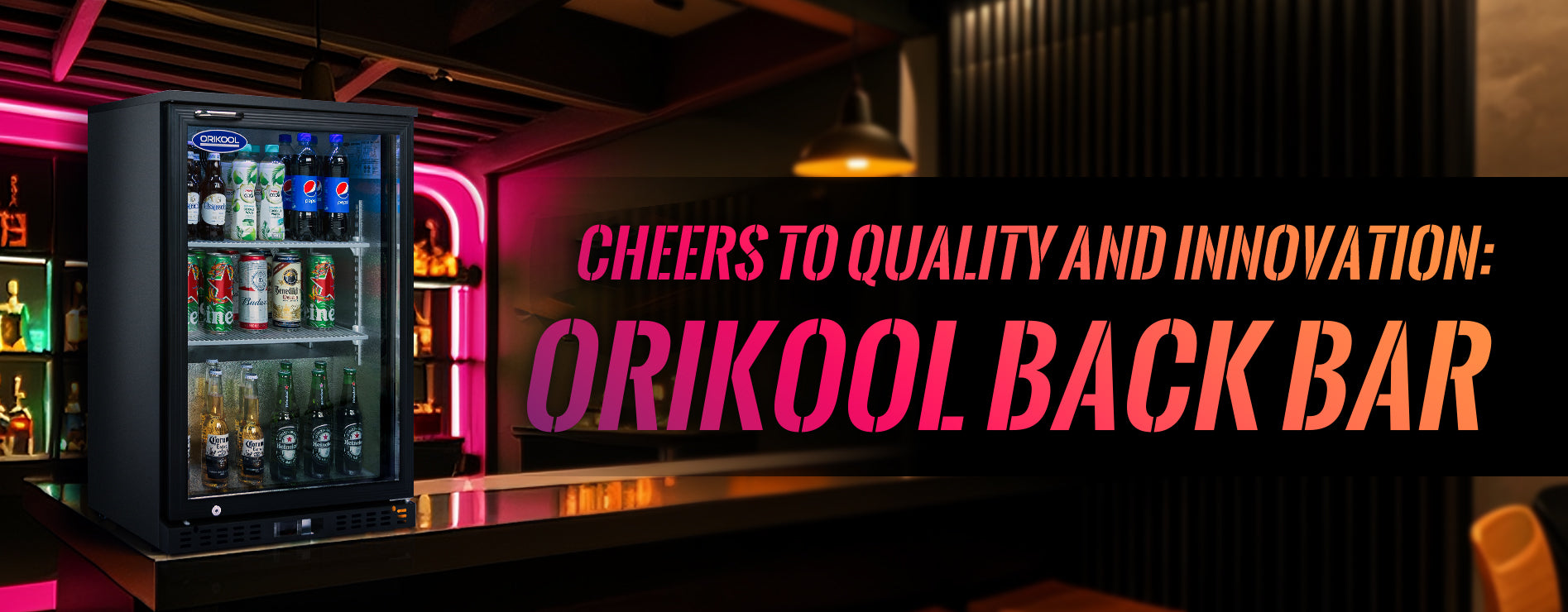 Cheers to Quality and Innovation: ORIKOOL Back Bar - Orikool