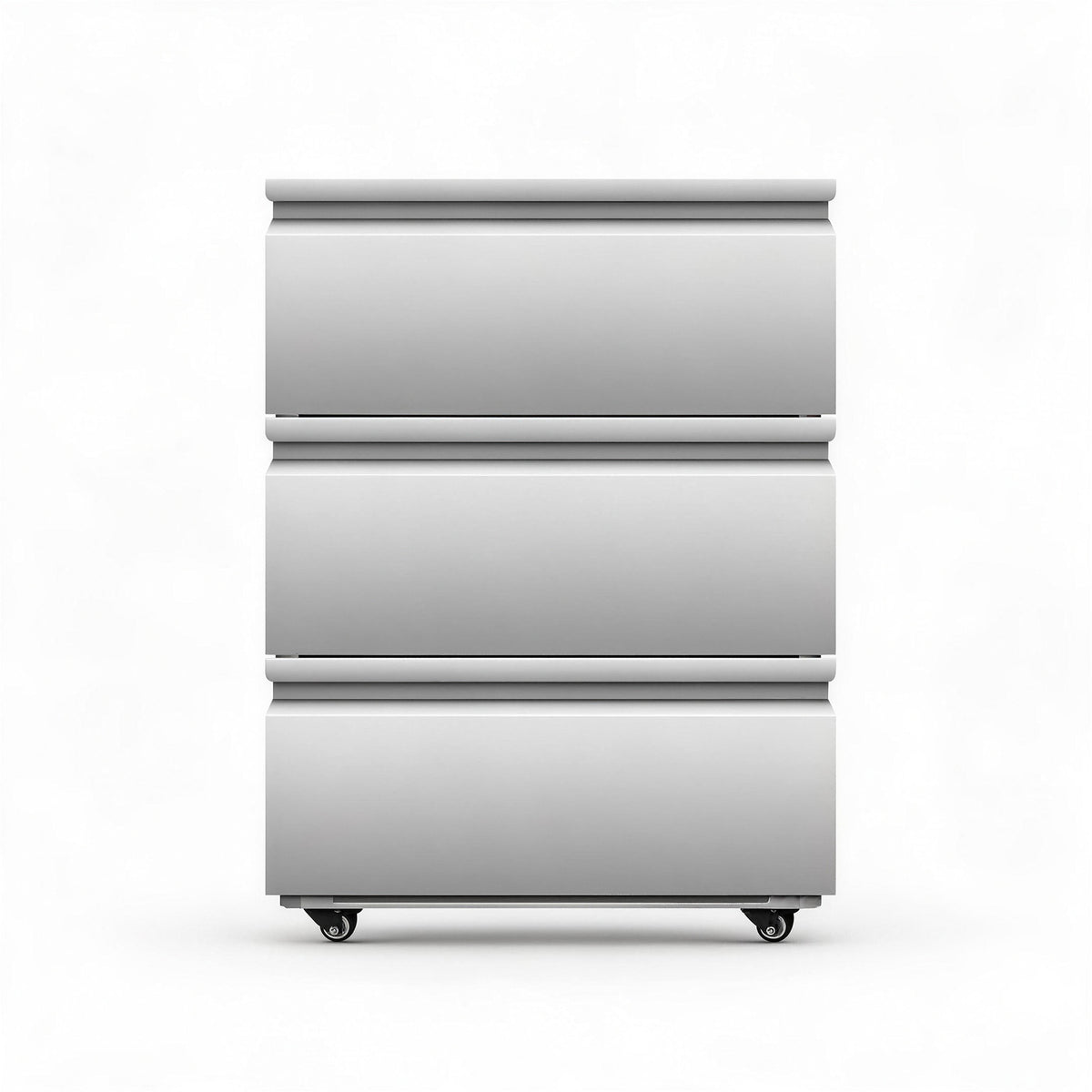 ORIKOOL 23" Commercial Undercounter Refrigerator with 3 Drawers, 4.4 Cu.Ft, Stainless Steel