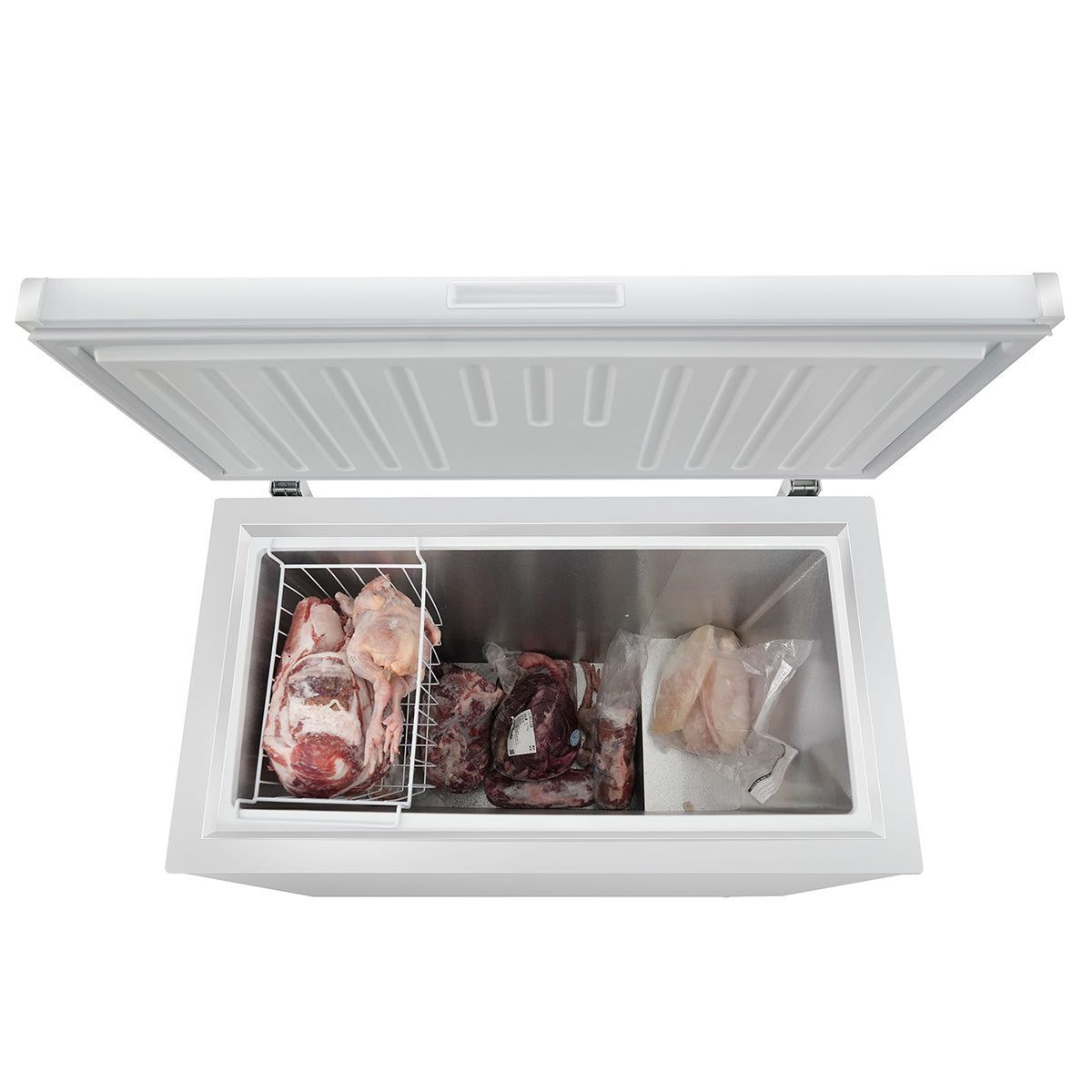 ORIKOOL 37''W Commercial Solid Top Chest Freezer 7.0 cu. ft. White BD205