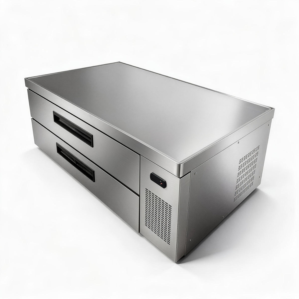 ORIKOOL 52" Commercial Refrigerated Chef Base, 8.48 Cu.Ft, Stainless Steel