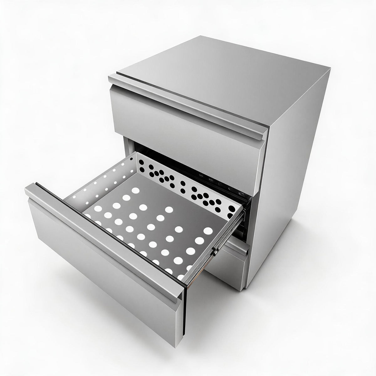 ORIKOOL 23" Commercial Undercounter Refrigerator with 3 Drawers, 4.4 Cu.Ft, Stainless Steel