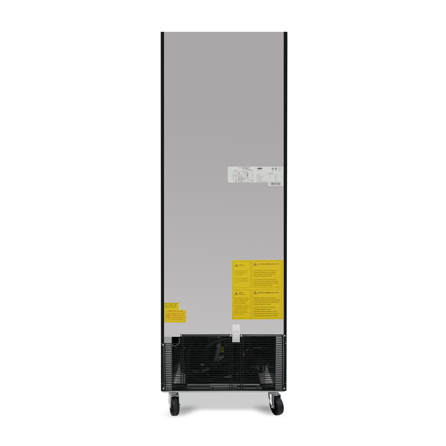 ORIKOOL 27" Commercial Display Merchandiser Refrigerator, 1 Swing Glass Door, 20 cu.ft. with LED Lighting