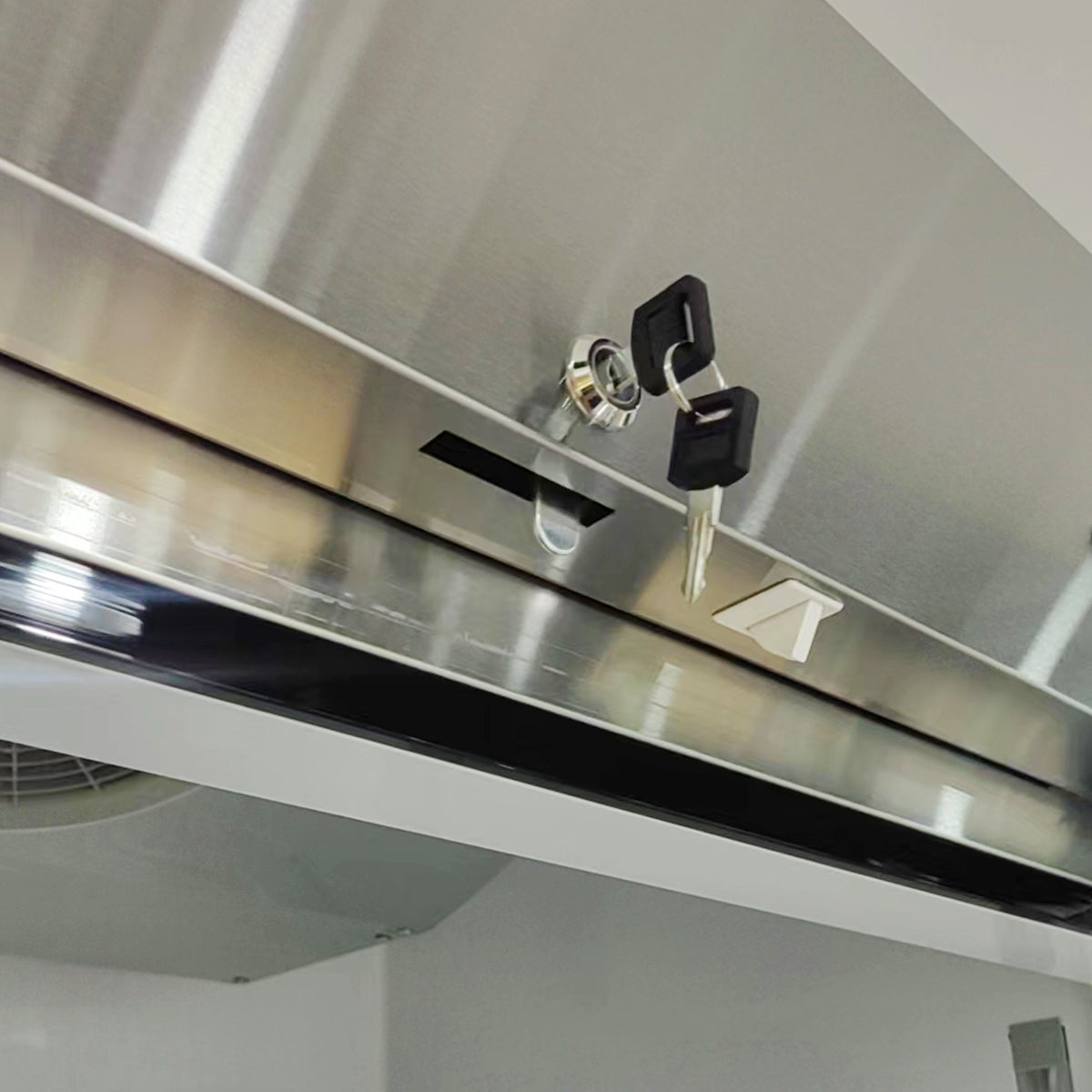 Refrigerador comercial ORIKOOL de 54" de acero inoxidable, 2 puertas de vidrio, 49 pies cúbicos.