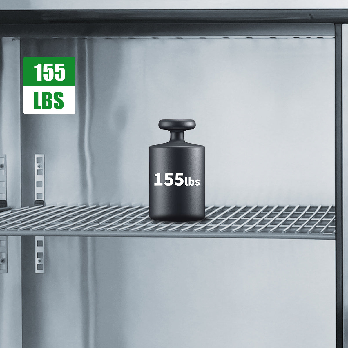 ORIKOOL 48" Salad Sandwich Prep Table Refrigerator, 14 Cu. ft Stainless Steel with 12 Pans