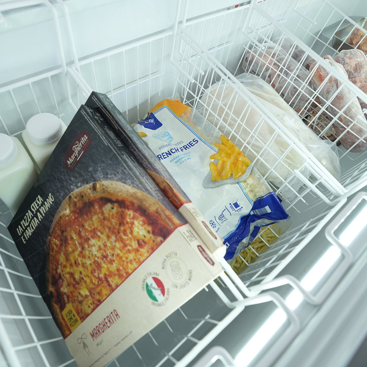 ORIKOOL 71" Commercial Curved Top Display Ice Cream Freezer, Sliding Glass Door, 19.3 cu.ft