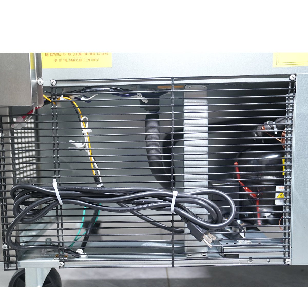 ORIKOOL 48" Salad Sandwich Prep Table Refrigerator, 14 Cu. ft Stainless Steel with 12 Pans