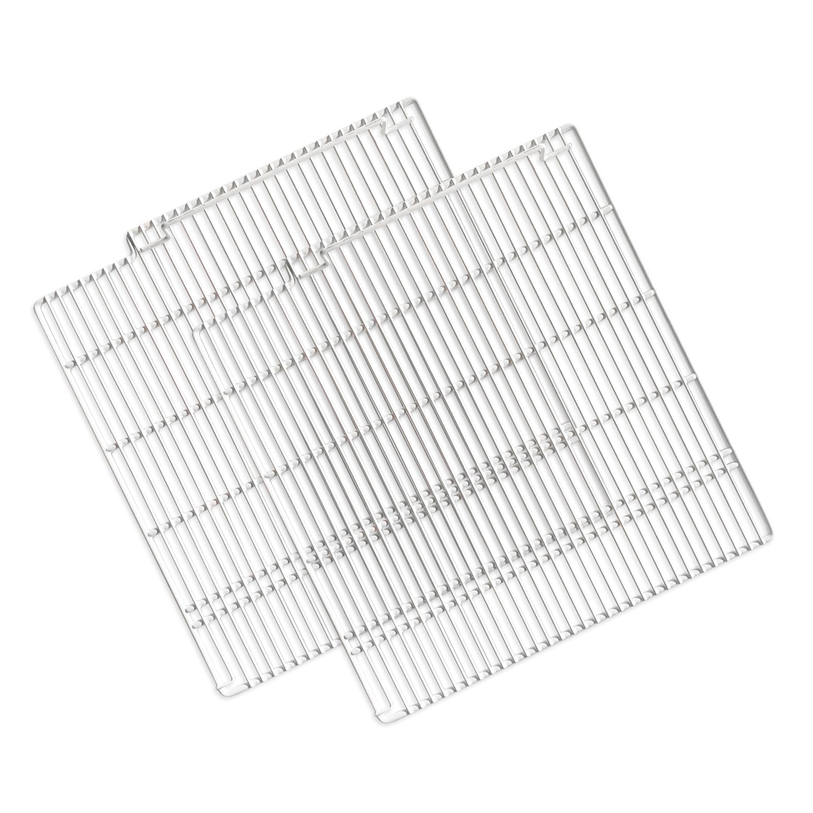 Estantes de alambre ajustables de 24 1/2" x 24" con revestimiento epoxi (derechos) para congeladores comerciales SD2090F y SD2090FT (blancos), juego de 2