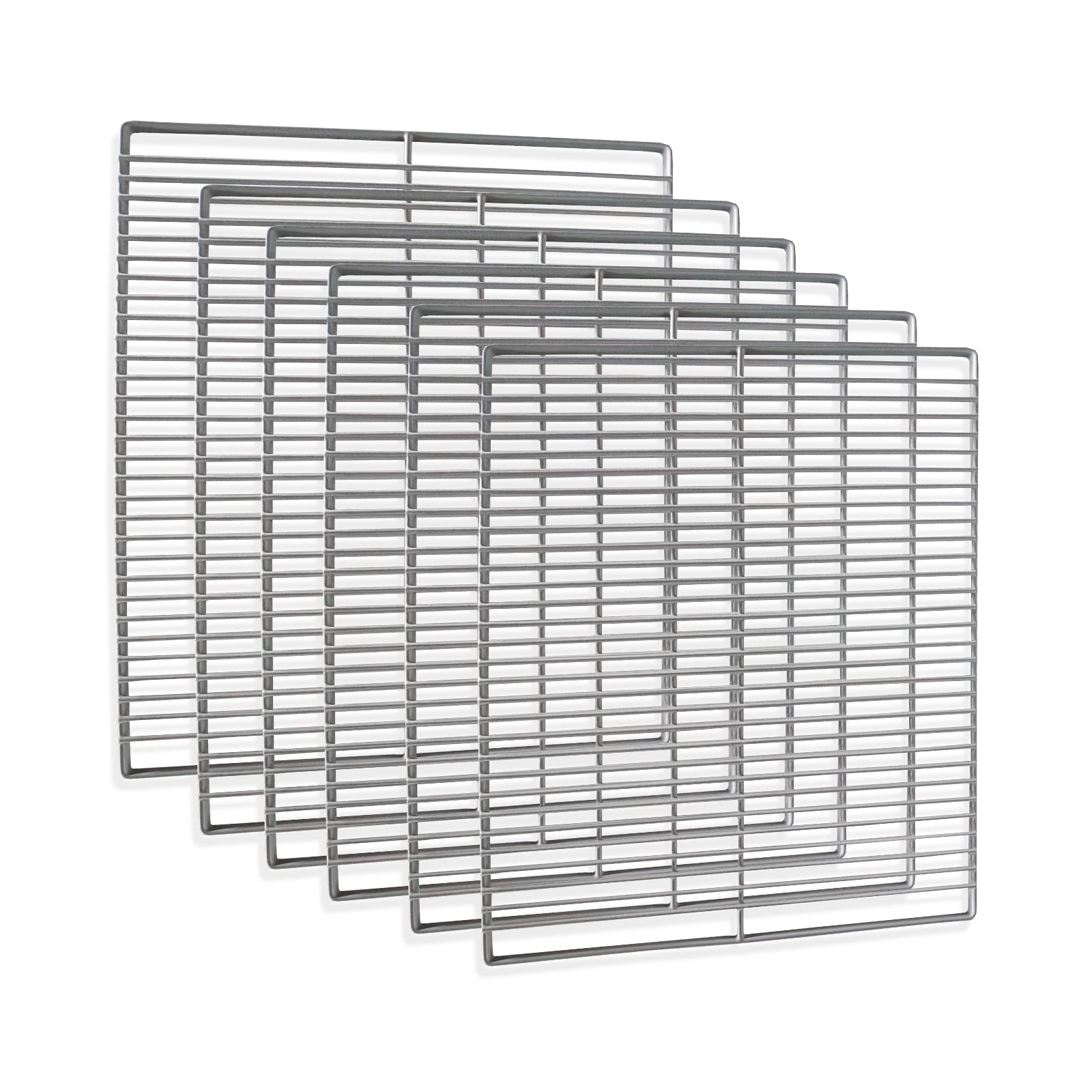 Estantes de repuesto para refrigerador comercial, ajustables y recubiertos de epoxi para refrigerador BBT350L/BBT350S de 53 pulgadas con 3 puertas de vidrio y barra trasera (izquierdo (2), medio (2), derecho (2))