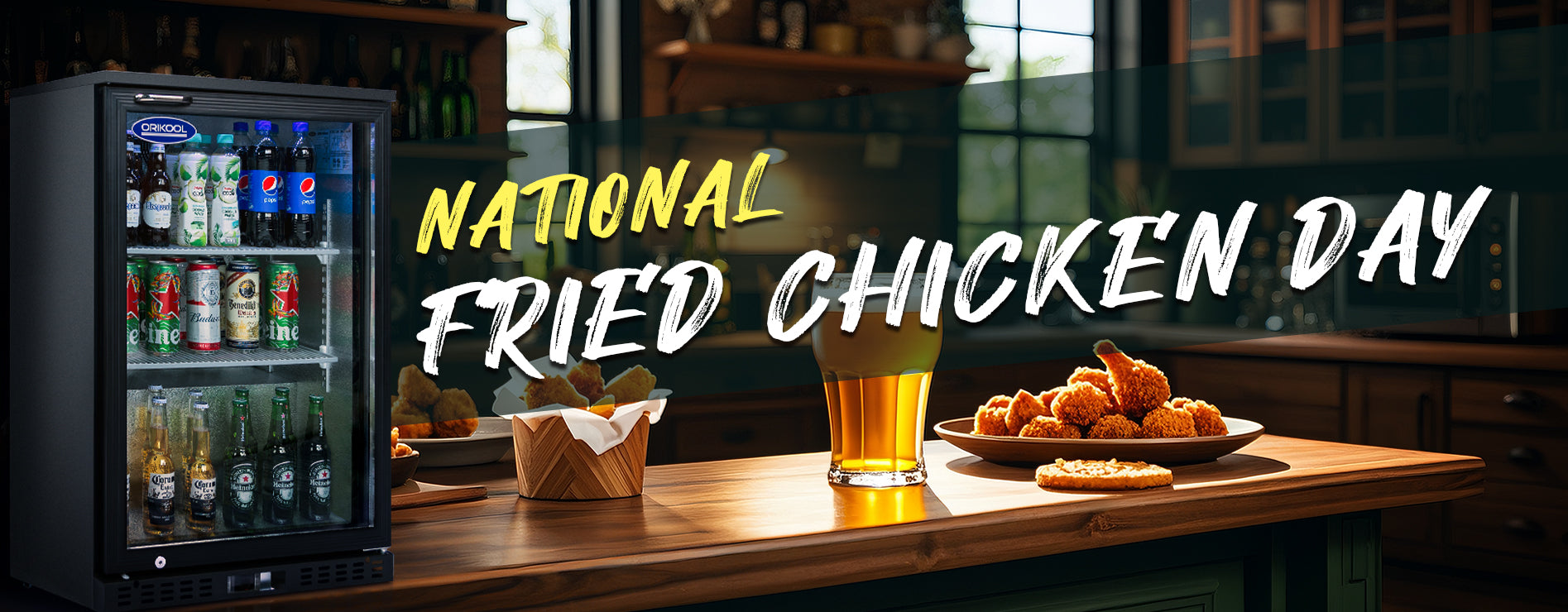 Celebrate National Fried Chicken Day with ORIKOOL: Keep Your Beverages Chilled and Your Chicken Crispy!