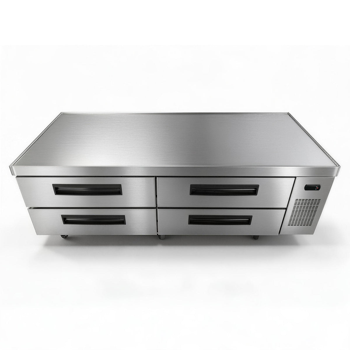 ORIKOOL 72" Commercial Refrigerated Chef Base, 12.36 Cu.Ft, Stainless Steel