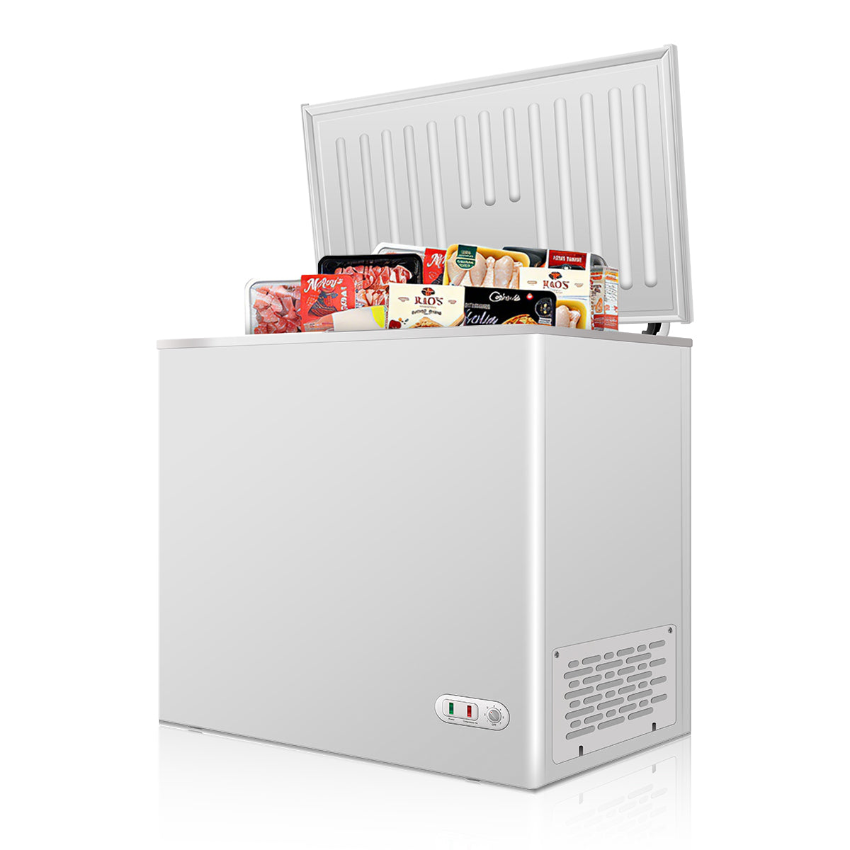 ORIKOOL 7 Cu.Ft Chest Freezer -9.5℉~ 5℉,7 Temperature Control, Removable Baskets, Energy-efficient Deep Chest Freezer