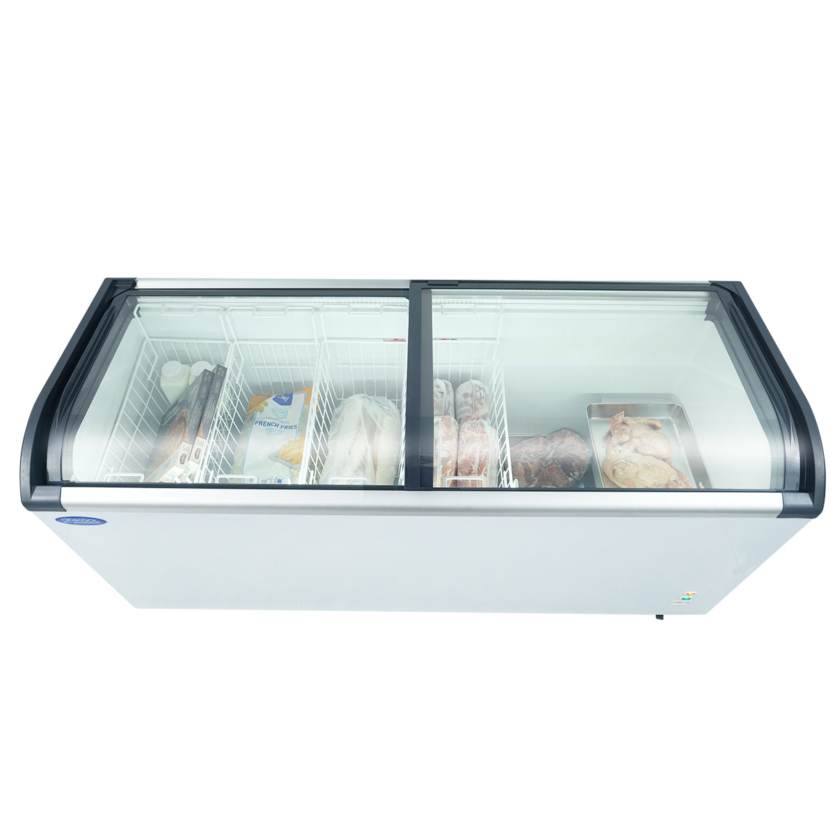 ORIKOOL 71"W Commercial Sliding Glass Top Display Freezer 19.3 cu.ft SD620Q