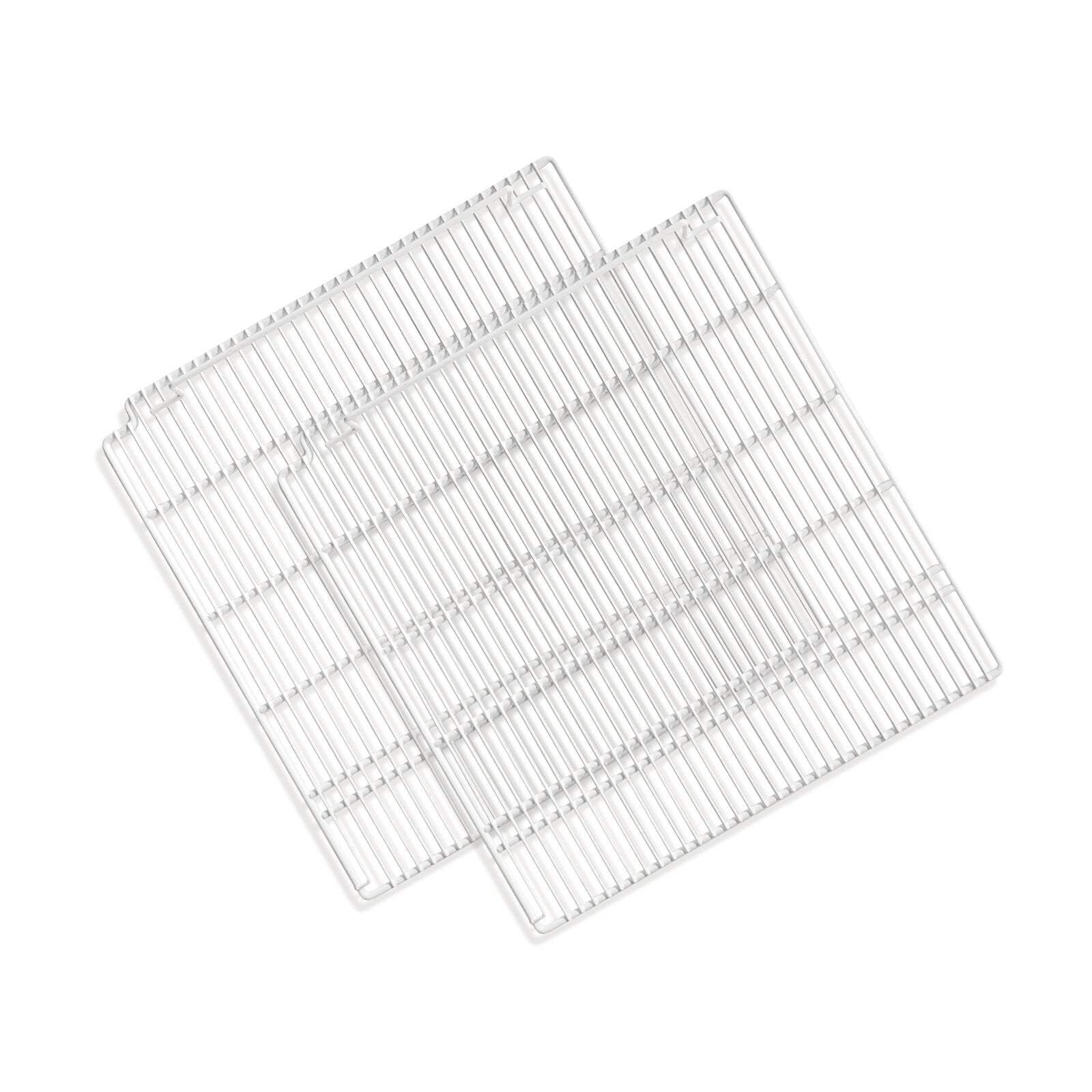 24 1/2" x 24" Adjustable Epoxy-coated Wire Shelves (Right) for SD1390F, SC1390F, SD1390FT, SC1390FT - (White) Commercial Refrigerator/Freezer Shelves Set of 2