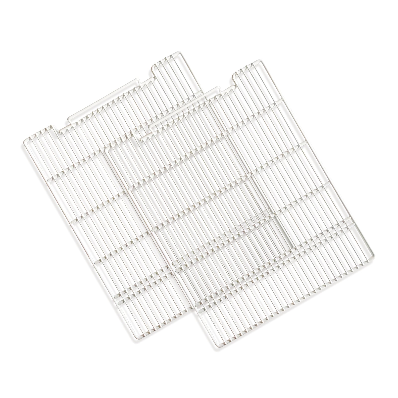 24 1/2" x 25" Adjustable Epoxy-coated Wire Shelves (Middle) for SC2090F, SC2090FT - (White) Commercial Refrigerator Shelves Set of 2