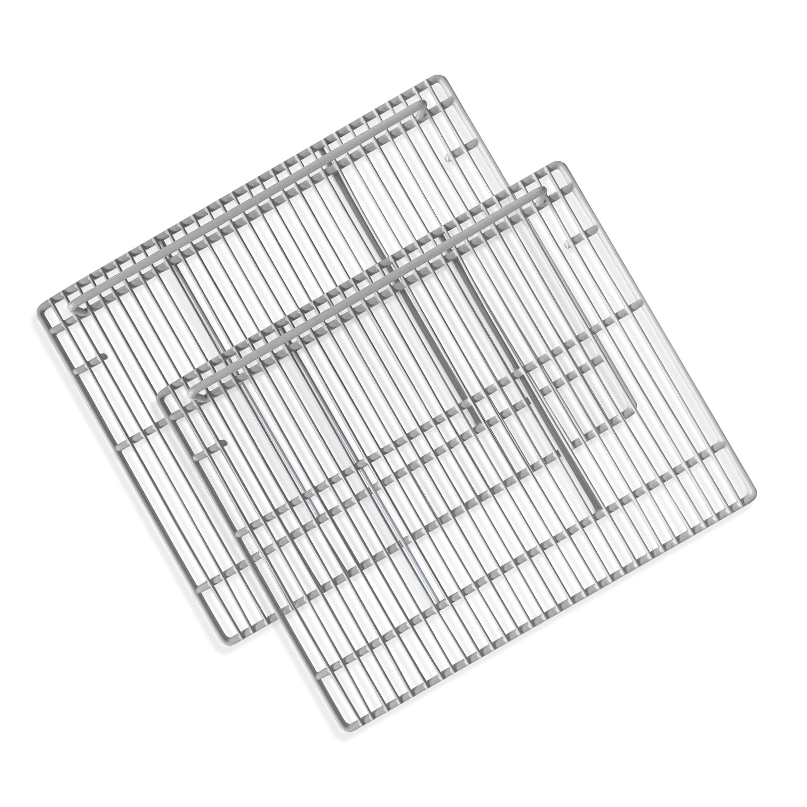 19 1/3" x 21 1/8" Commercial Freezer and Refrigerator Replacement Shelves for TSSP48, TSSP72 (Left & Right), Set of 2, Epoxy-Coated Gray Steel Wire Shelves