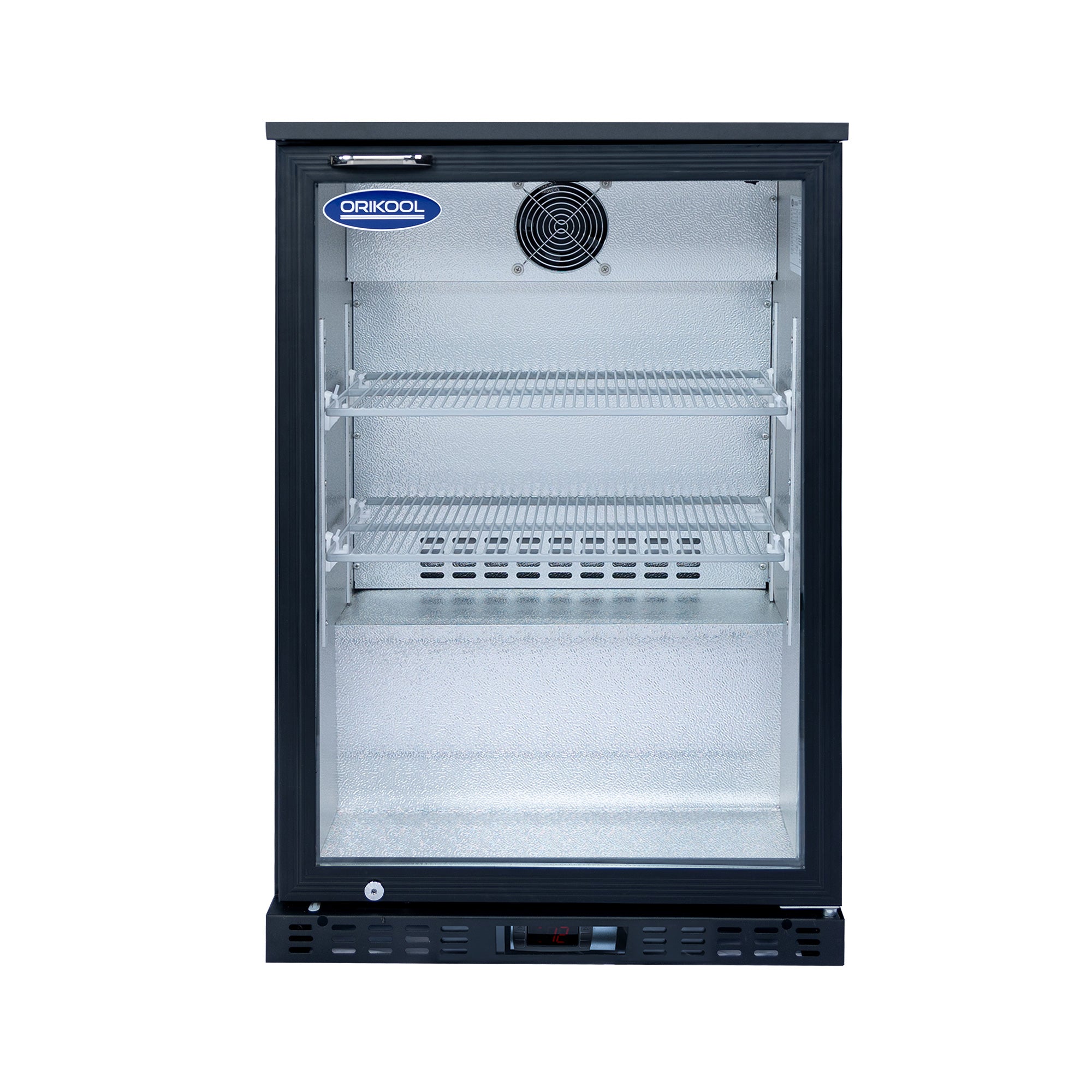 ORIKOOL 24 Inch Beverage Refrigerator Cooler, 160 Cans Mini fridge Glass Door Back Bar, Beer and Drink fridge 5 Cu.Ft